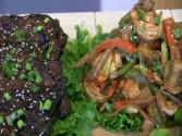 Smokingpit.com - Sesame Soy Beef With Shrimp Stir Fry - Wok Cooking & Grilling On The Scottsdale