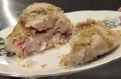Shake And Bake Southern Style Chicken Cordon Bleu Drizzled With Alfredo Sauce