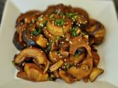 Stir Fried Bamboo Shoots With Shiitake Mushrooms