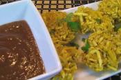 Shreded Green Plantian Fritters 