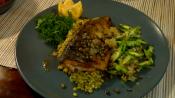 Basil Shrimp And Brook Trout
