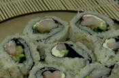 Shrimp In A Sushi Roll