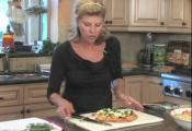 Shrimp Linguine And Vegetable Tart