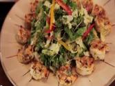 Asian Grilled Shrimp Salad With Sesame Ginger Vinaigrette