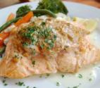 Shrimp Stuffed Fish With Sage Butter Sauce For Thanskgiving 