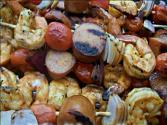 Grilled Marinated Shrimp Skewers 
