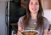 Simple Lentil Chili And Sautéed Kale With Sun-dried Tomatoes