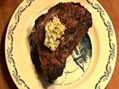 Sirloin Steak With Sage And Parmesan Butter