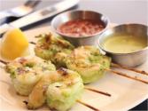 Skewered Shrimp With Ginger And Jalapeno