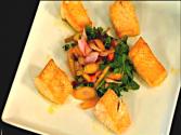 Crispy Skuna Bay Salmon With Pickled Vegetable Herb Salad