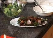 Fried Fish With Stir Fried Greens