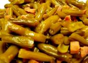 Slow Cooker Green Beans Seasoned With Ham
