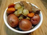 Slow Cooker Pork Shoulder In White Wine And Dijon Sauce
