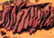 Grilled Brisket Marinated In Herbed Teriyaki Sauce