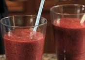 Smoothie With Fruits, Berries And Parsley