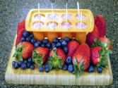 Strawberry And Blueberry Breakfast Berry Smoothie & Popsicles 