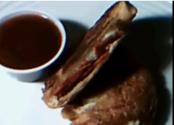 Pepperoni And Cheese Stuffed French Toast Croissant
