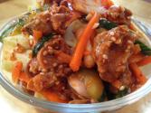 Korean Food Sea Snail (whelk) Salad 