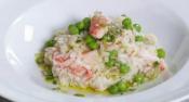 Snow Crab And Sweet Pea Risotto