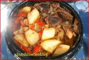 Solar Cooked Colombian Style Beef Stew