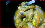 Solar Cooked Filipino Pork Baby Back Ribs Guisantes