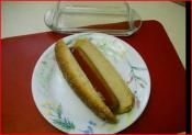 Solar Cooked Hot Dog
