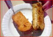 Solar Grilled Cheese Sandwich