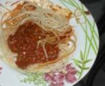 Spaghetti With Tomato And Beef Sauce