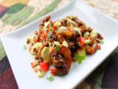 Spicy Curried Shrimp With Lemon Aioli 