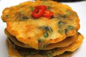 Spicy Korean Spinach Pancakes