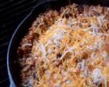 Spicy Turkey Cooked Over Skillet Supper