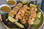 Lime And Jalapeno Shrimp Skewers