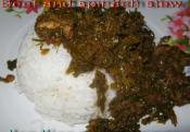 African Beef Stew With Spinach