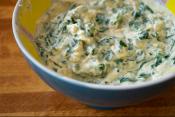 Spinach And Herb Dip For Raw Vegetables