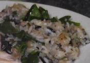 Spinach And Mushroom Wild Rice 