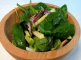 Spinach, Apple, Bacon Salad -- Lynn's