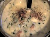 Creamy Potato Soup With Sausage And Spinach