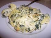 Healthy Crustless Spinach Artichoke Quiche