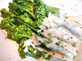 Sprouting Broccoli with White Sauce  