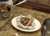Cheesy Steak Mushroom Sandwich