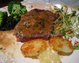 Steak Diane And Caesar Salad With Banana Foster