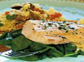 Steamed Mahi Mahi With Red Curry Sauce