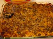 Spicy Satisfying Sausage Casserole