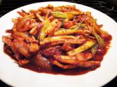 Stir-fried Squid Dish