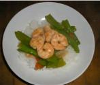 Stir Fried Shrimps With Snow Peas