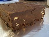 No Bake Strawberry Hazelnut Fudge 