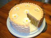 Strawberry Spiral Cake Part 3  - Frosting