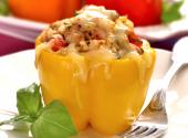 Quick And Easy Quinoa Stuffed Bell Pepper