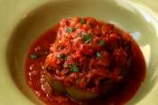 New And Improved Stuffed Green Bell Pepper Halves
