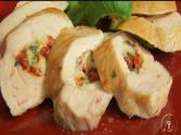 Stuffed Chicken Breast With Mozzarella, Sun Dried Tomatoes And Basil
